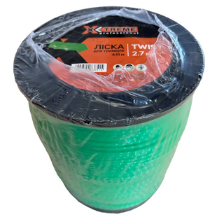 Ліска для мотокос кручений квадрат X-Treme 2.7мм x 441м