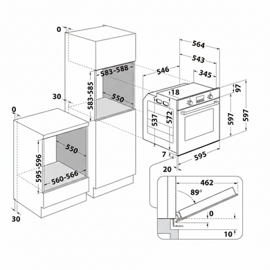 Духовой шкаф Whirlpool WOI5S8HM2SBA