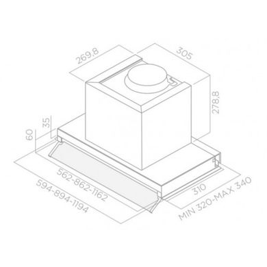 Вытяжка Elica BOX IN IX/A/90