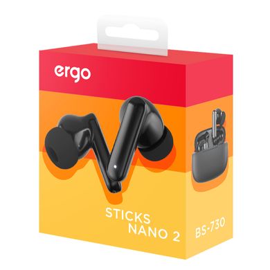 Гарнітура Ergo BS-730 Sticks Nano 2 Black