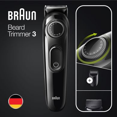 Тример для бороди та вусів Braun BeardTrimmer BT3322