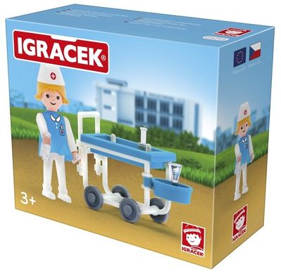 Іграшка IGRACEK Paramedic and accessories Медсестра з аксесуарами