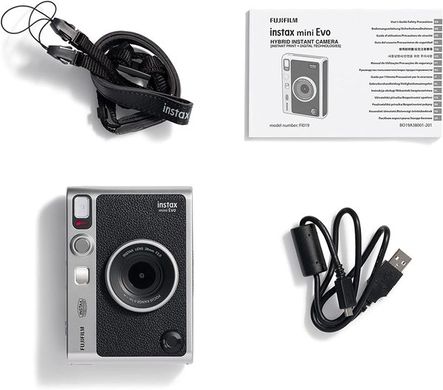 Камера моментальной печати Fuji Instax Mini EVO BLACK EX D