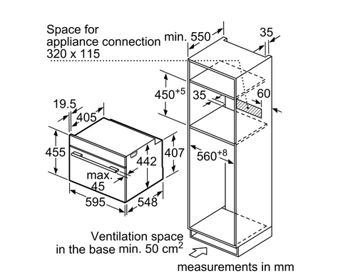 Духовой шкаф Bosch CMG633BW1