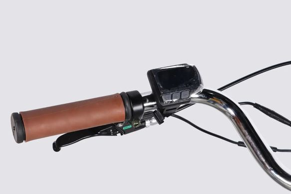 Велосипед з електроприводом 26" ST Dorozhnik eLUX Vbr FR рама-17" 36B 13А*г 500Вт срiблястий 2026