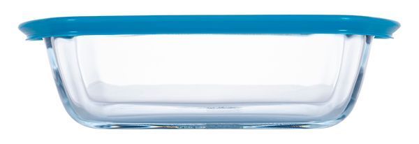 Форма с/к Pyrex C&S д/запік. з кр. 1.1 л прямокут.23х15х6.5см Синя (215PSE3)