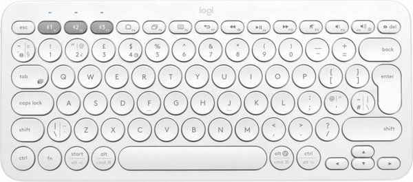 Клавиатура LogITech K380 Multi-Device Bluetooth, US, White (920-009868)