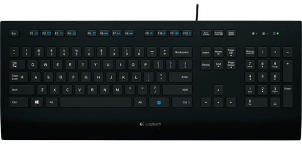 Клавиатура LogITech Corded Keyboard K280E