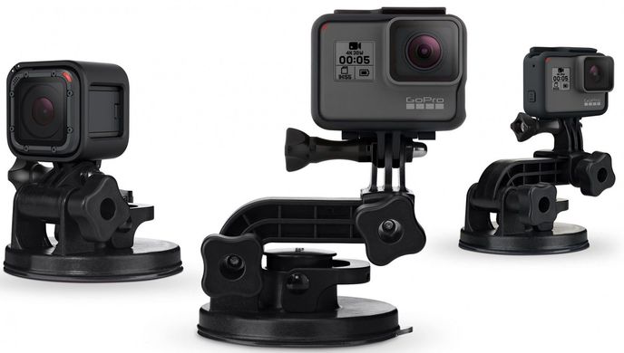 Держатель для экшн-камеры с присоской GoPro (AUCMT-302) Black