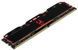 Оперативний запам'ятовувальний пристрій Goodram DDR4 16Gb 2666Mhz 16-18-18 IRDM X 1024x8 Чорний фото 2