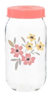 Банка Herevin Pink Flowers 1 л (171541-075)