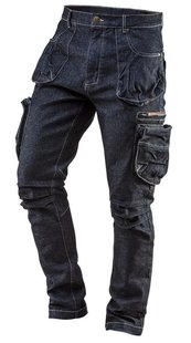 Рабочие штаны 5 карманов Neo Tools DENIM, размер S (81-229-S)