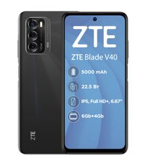 Смартфон Zte Blade V40 6/128 GB Black