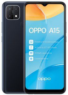 Смартфон Oppo A15 2/32GB Dynamic Black