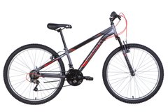 Велосипед 26" Discovery RIDER 2021 (графітно-чорний з червоним (м))