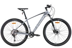 Велосипед 29" Leon TN-60 AM Hydraulic lock out HDD 2022 (сірий з чорним і синім (м))