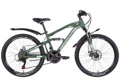 Велосипед ST 24" Formula BLAZE AM2 DD з крилом Pl 2022 (темно-зелений (м))