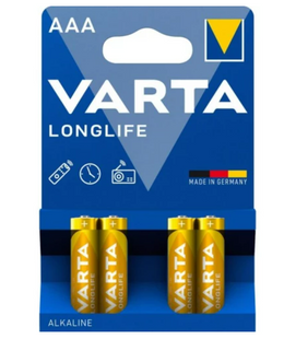 Батарейка VARTA LONGLIFE AAA BLI 4 ALKALINE