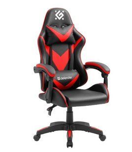 Крісло DEFENDER xCom Black/Red (64337)