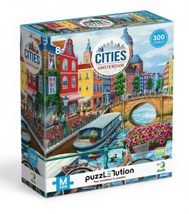 Пазл DoDo Cities Medium-M Амстердам 300 элементов