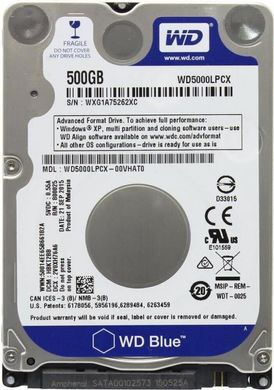 Жесткий диск Western Digital 500GB 5400rpm 16MB SATAIII WD5000LPCX