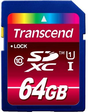 Картка пам'ятi Transcend SDXC 64 GB