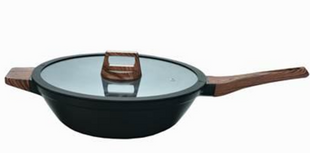 Сковорода wok з кришкою PEPPER Wood 30см