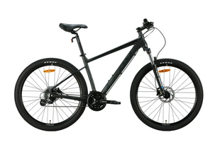 Велосипед AL 27,5" Leon XC 80 HDD рама-16" срiблястий з чорним 2025