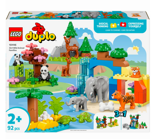 Конструктор LEGO DUPLO Семейства диких животных 3-в-1