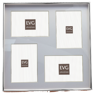 Фоторамка EVG ONIX 10х15 A02 COLLAGE 4 Silver