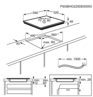 Варильна поверхня індукційна Electrolux LIB60420CK