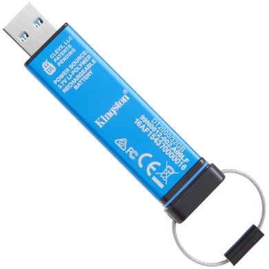 USB флеш-драйв Kingston 32GB USB 3.0 DT 2000 Metal Security