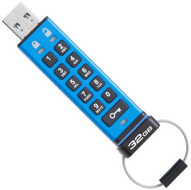 USB флеш-драйв Kingston 32GB USB 3.0 DT 2000 Metal Security