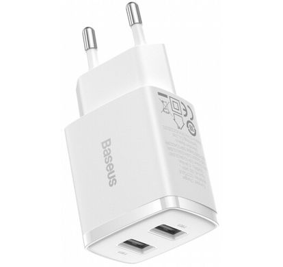 Зарядное устройство для Baseus Compact 2U 10.5W(CCXJ010202)белый
