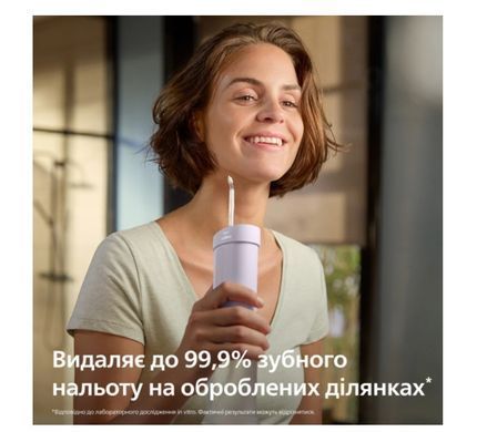 Іригатор Philips портативний Sonicare Compact Flosser 1000, чаша 200 мл, складний, фіолетовий