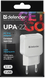 Сетевое зарядное устройство Defender UPA-22 White, 2xUSB, 2.1A (83580) фото 3
