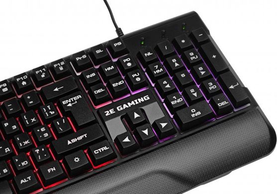 Клавіатура дротова 2E Gaming KG310 LED USB Black