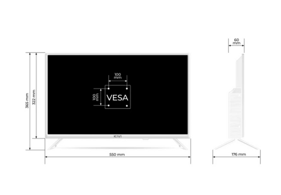 Телевизор Kivi 24H760QW