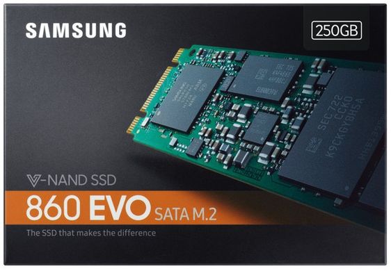 SSD внутрішні Samsung Твердотілий накопичувач 250GB (MZ-N6E250BW)