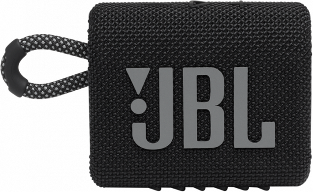 Портативная акустика JBL GO 3 Black (JBLgO3BLK)