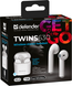Навушники Defender (63630)Twins 630 TWS Bluetooth, білий фото 5