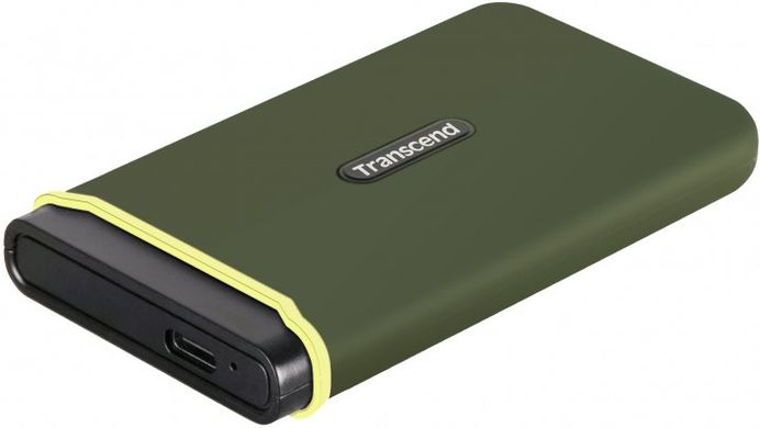 ssd зовнішній Transcend USB 3.1 Gen 2 Type-C ESD380C 2TB Military green