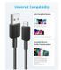 Кабель ANKER 322 USB-A to USB-C - 1.8m Nylon (Чорний) фото 2