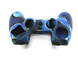 Силиконовый чехол NOMI к геймпаду PS4 (черно-синий) фото 2