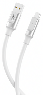 Кабель XO NB251 Liquid Silicone Rubber USB-A to Micro - 6A - 1m White