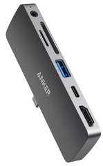 Перехідник Anker PowerExpand Direct 6-in-1 USB-C PD Media Hub (Gray)