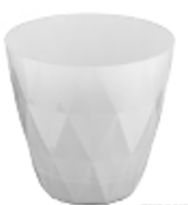 Цветочный горшок Violet House 0199 Prizma White 3 л.