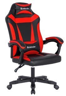 Крісло Defender Master Red/Black (64359)