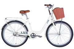 Велосипед 26" Dorozhnik LUX 2024 (слоновая кость)