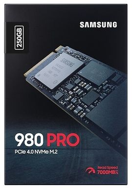 SSD внутрішні Samsung 980 PRO 250GB NVMe M.2 MLC (MZ-V8P250BW) Твердотілий накопичувач